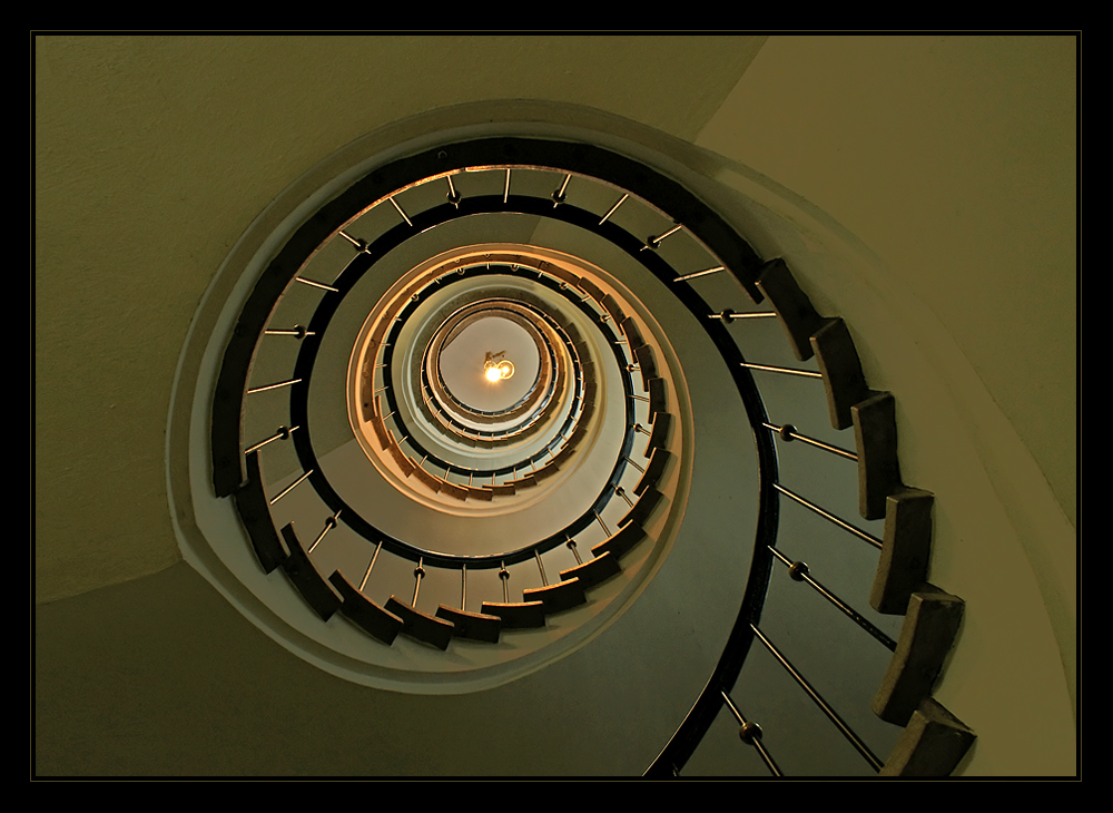 Die Treppe im alten Hotel