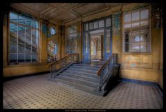 Die Treppe im Badehaus