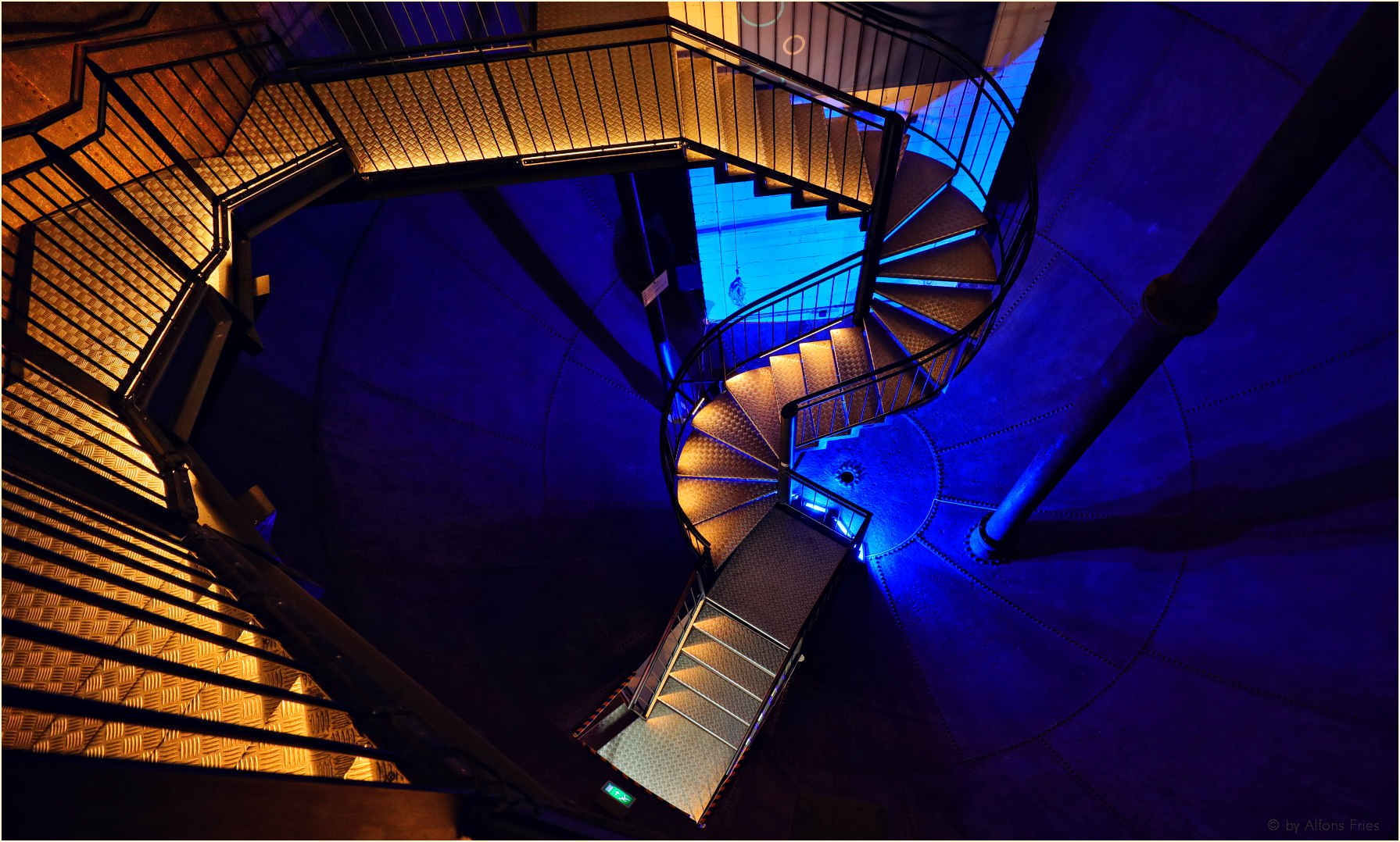 Die Treppe im Wasserturm