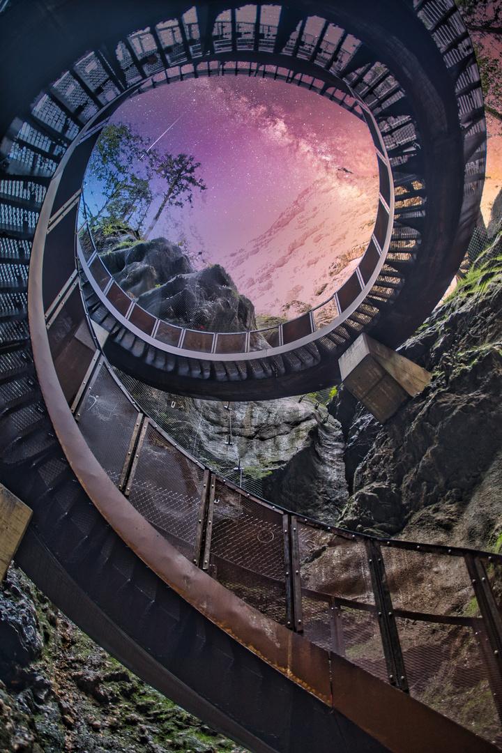 die Treppe in den Himmel Foto & Bild landschaft, kulturlandschaften, himmel Bilder auf