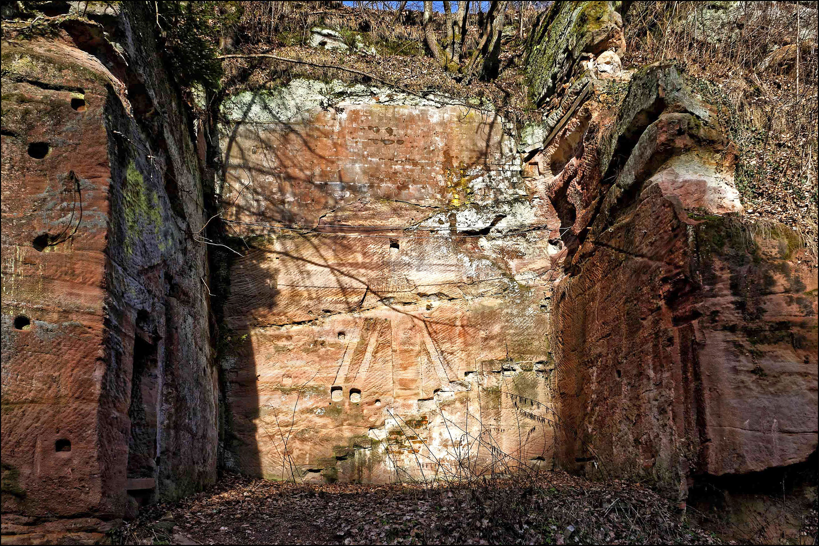 Die Treppe in der Wand