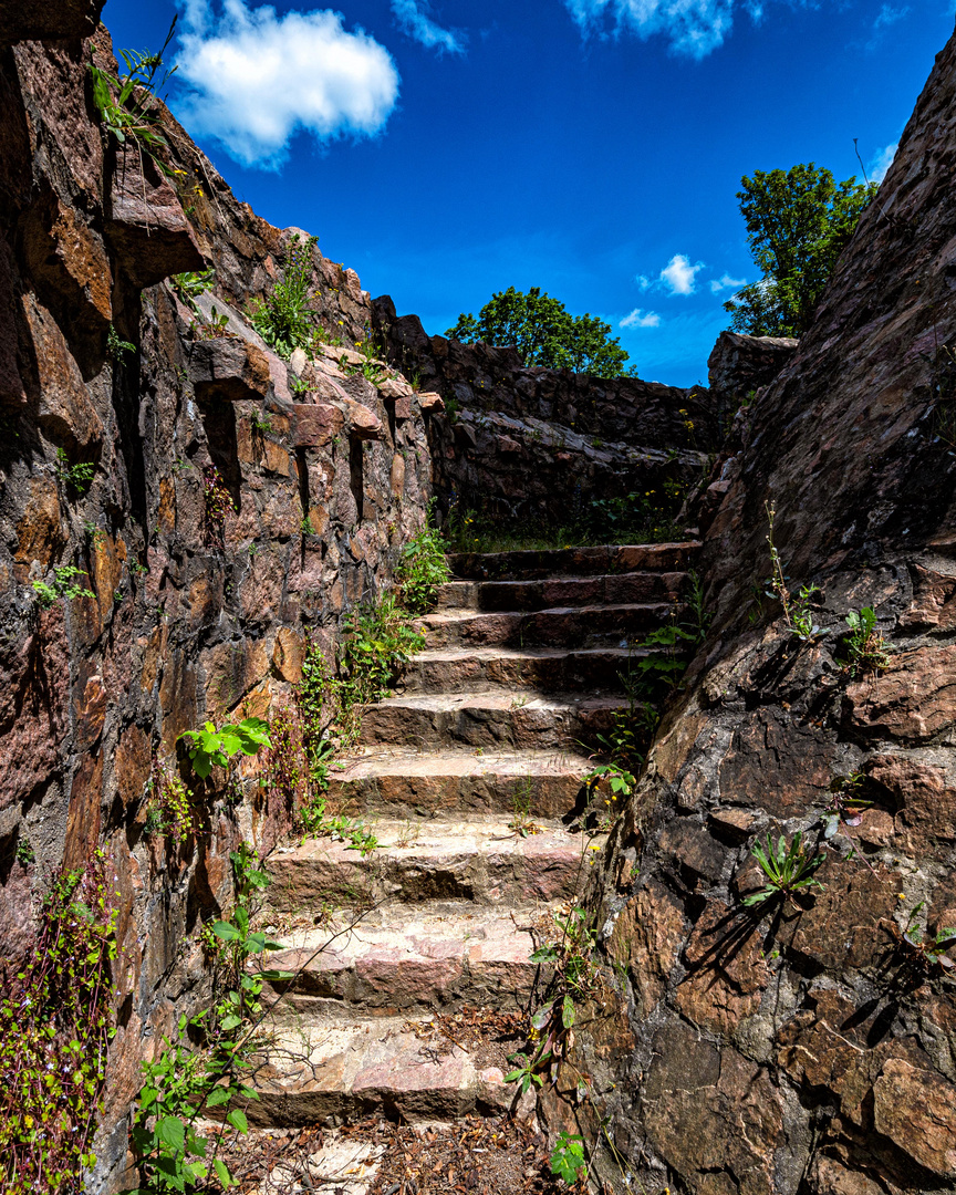 Die Treppe oder wo viel Licht ist ist auch Schatten