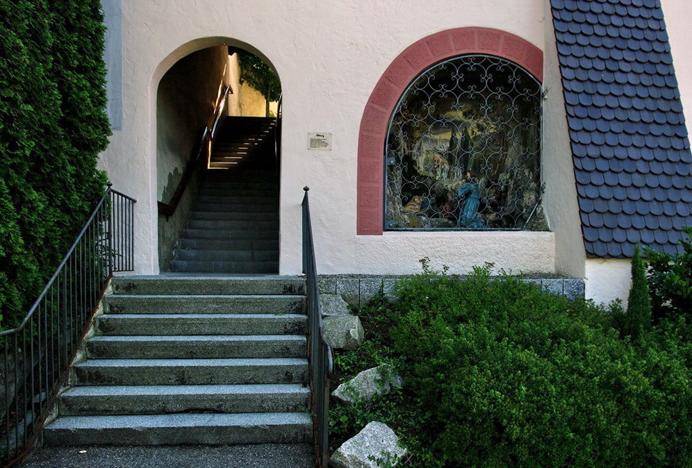 Die Treppe zum Hängegarten (s. Thumb)