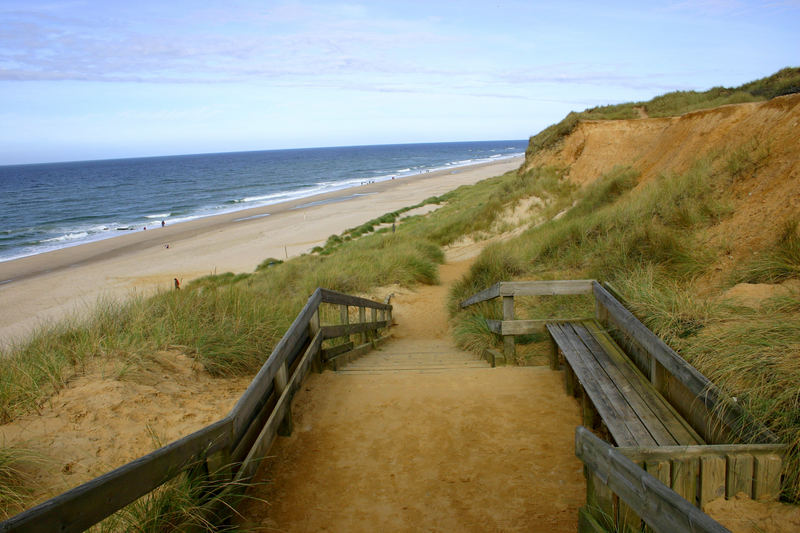 Die Treppe zum Meer