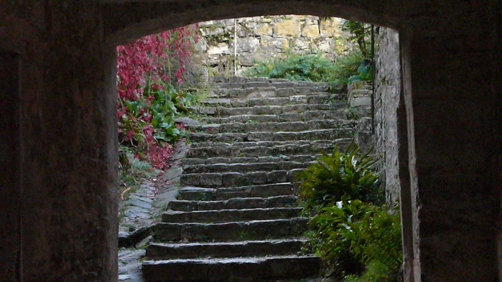 Die Treppe zum Neuen Jahr