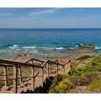 Die Treppe zum Strand