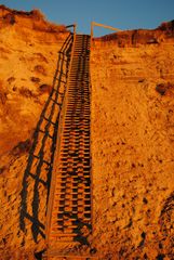 Die Treppe zum Strand