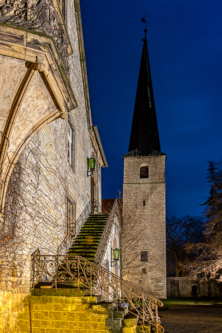 Die Treppe zum Turm...