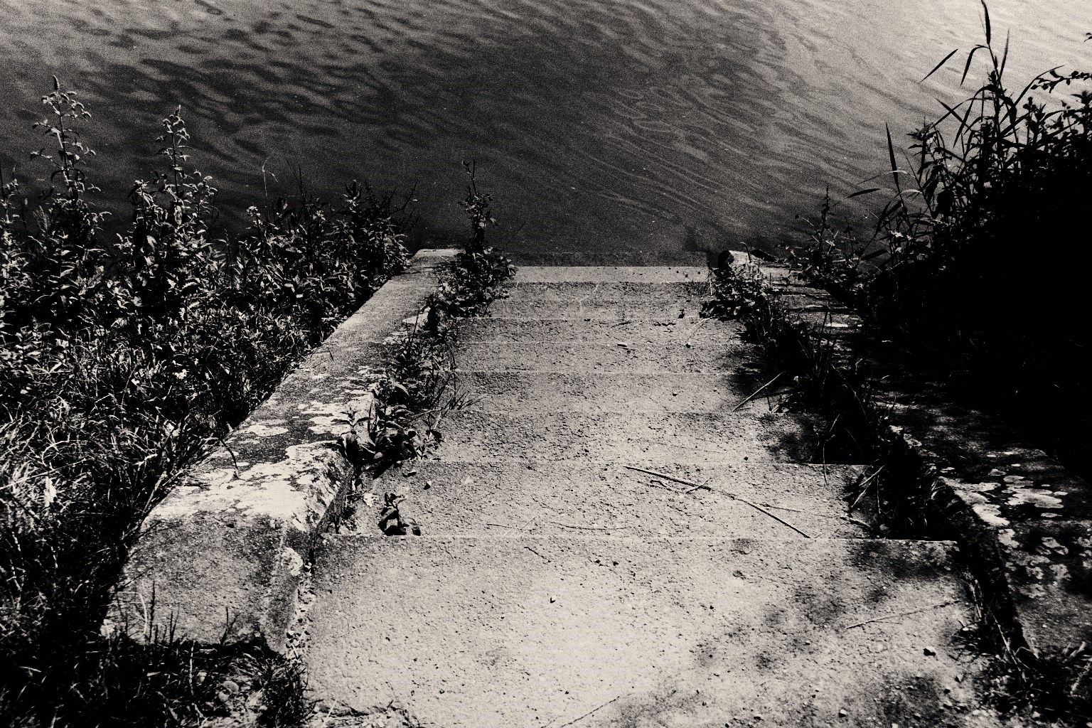 Die Treppe zum Wasser