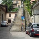 Die Treppe zur Altstadt in Lugano