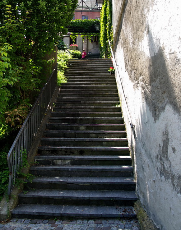 Die Treppe zur Engener Altstadt