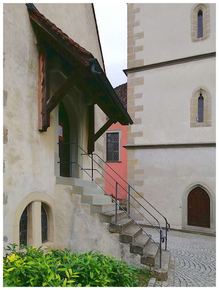 Die Treppe zur St. Michaelskapelle