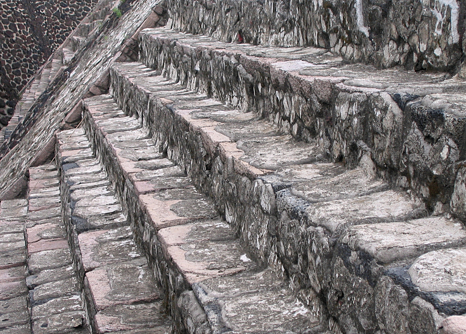 Die Treppen des Templo Mayor