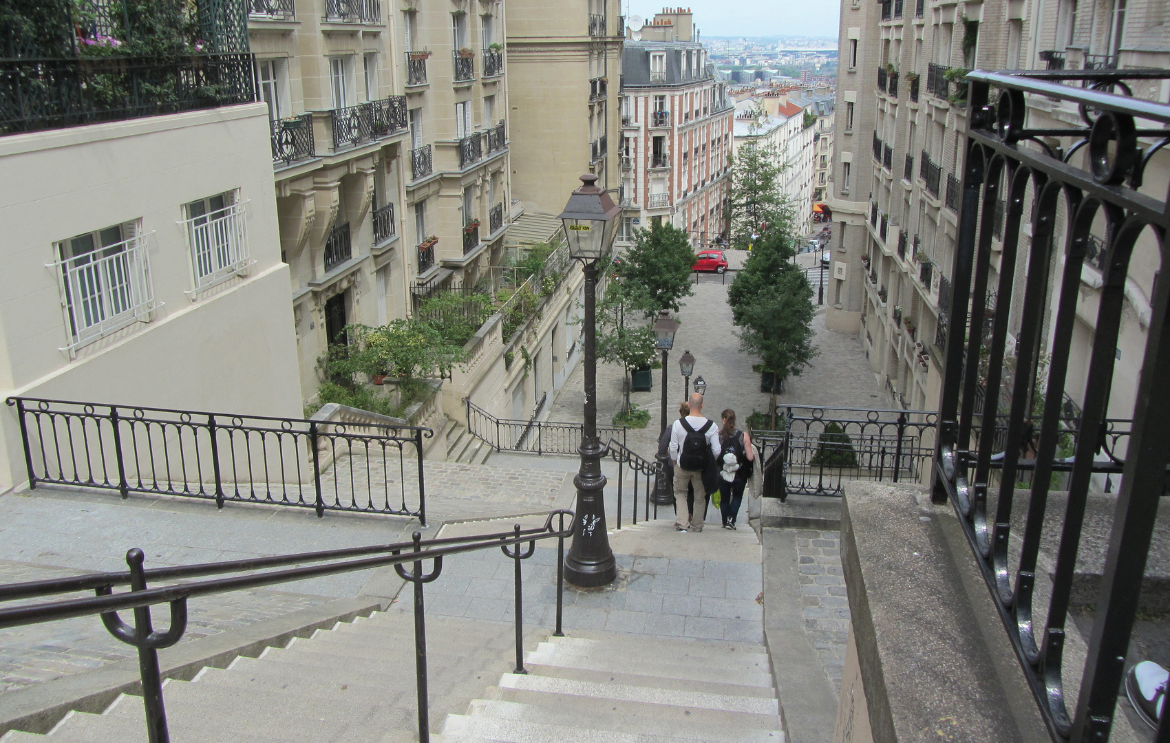 Die Treppen von Montmartre