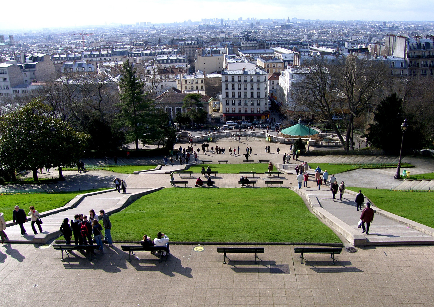 Die Treppen von Sacré-Cœur