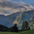 Die Trettachspitze im Wolkenkleid