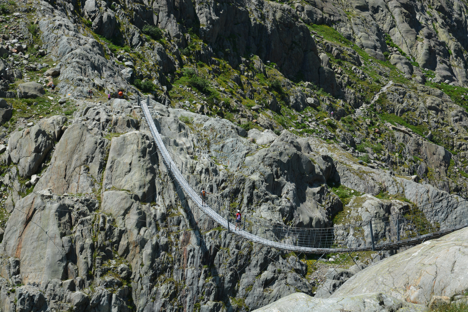 Die Triftbrücke in der Schweiz