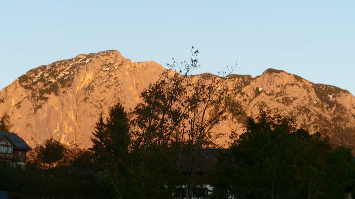 Die Trisselwand in der Abendsonne