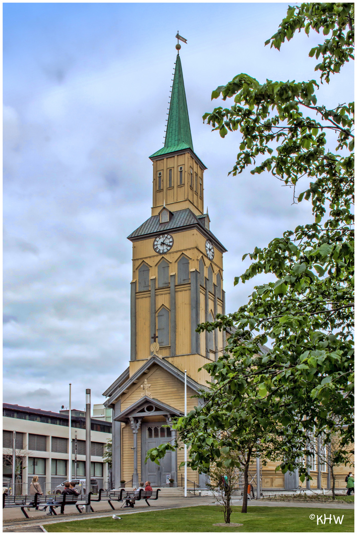 Die Tromsø domkirke . . .