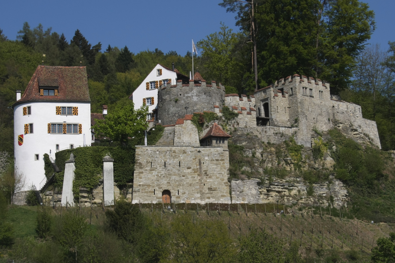 die Trostburg in der Schweiz