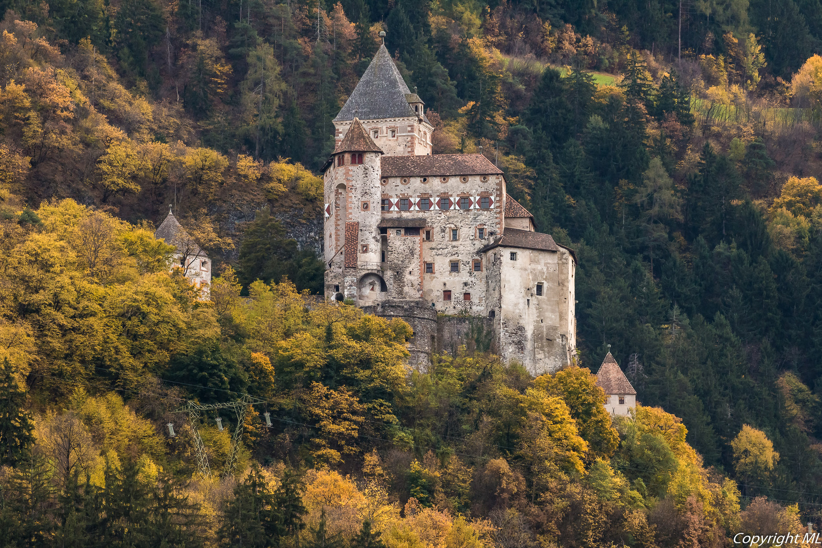 die Trostburg oberhalb von Waidbruck