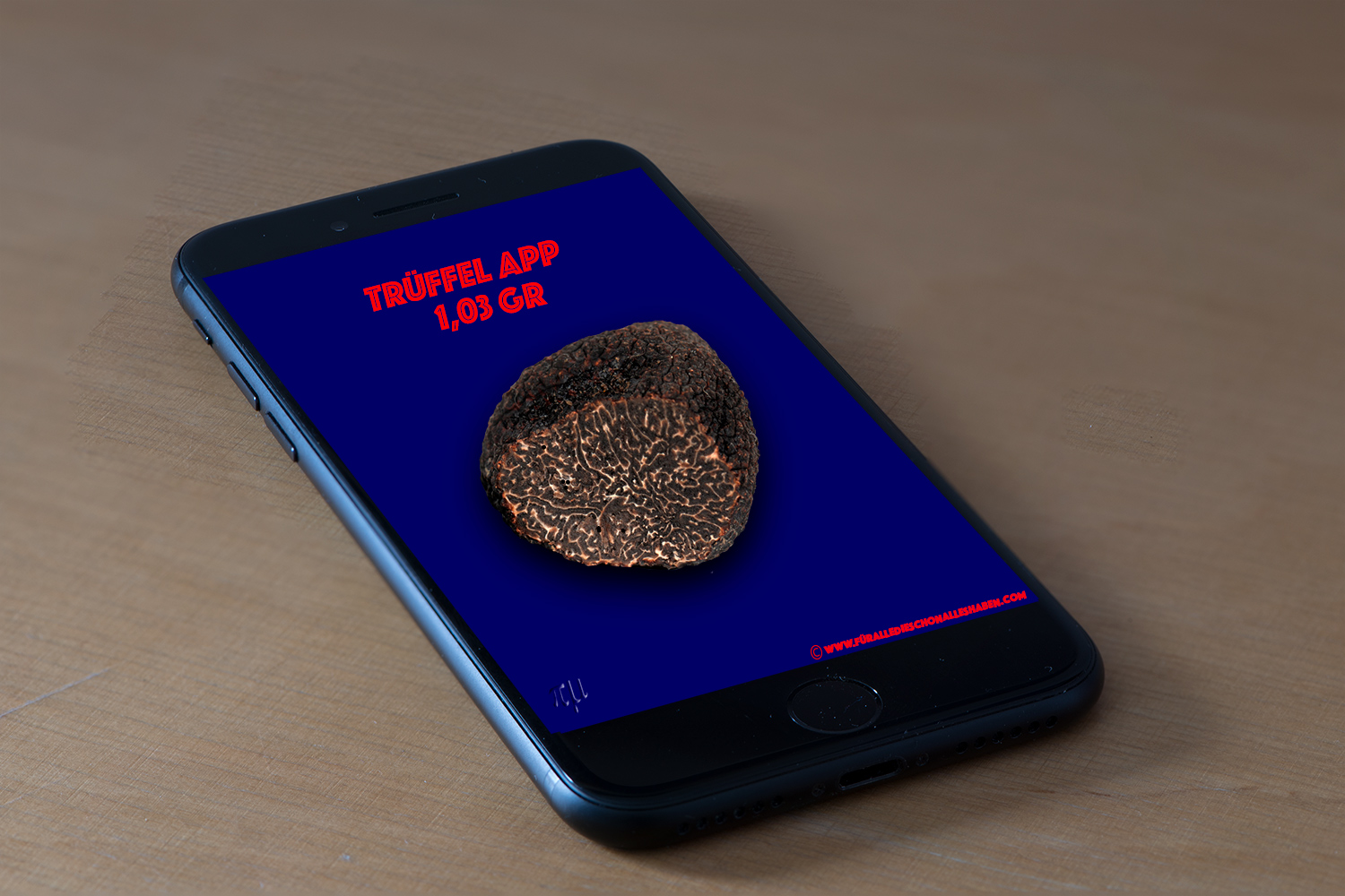 die Trüffel-App - zum Nachwiegen