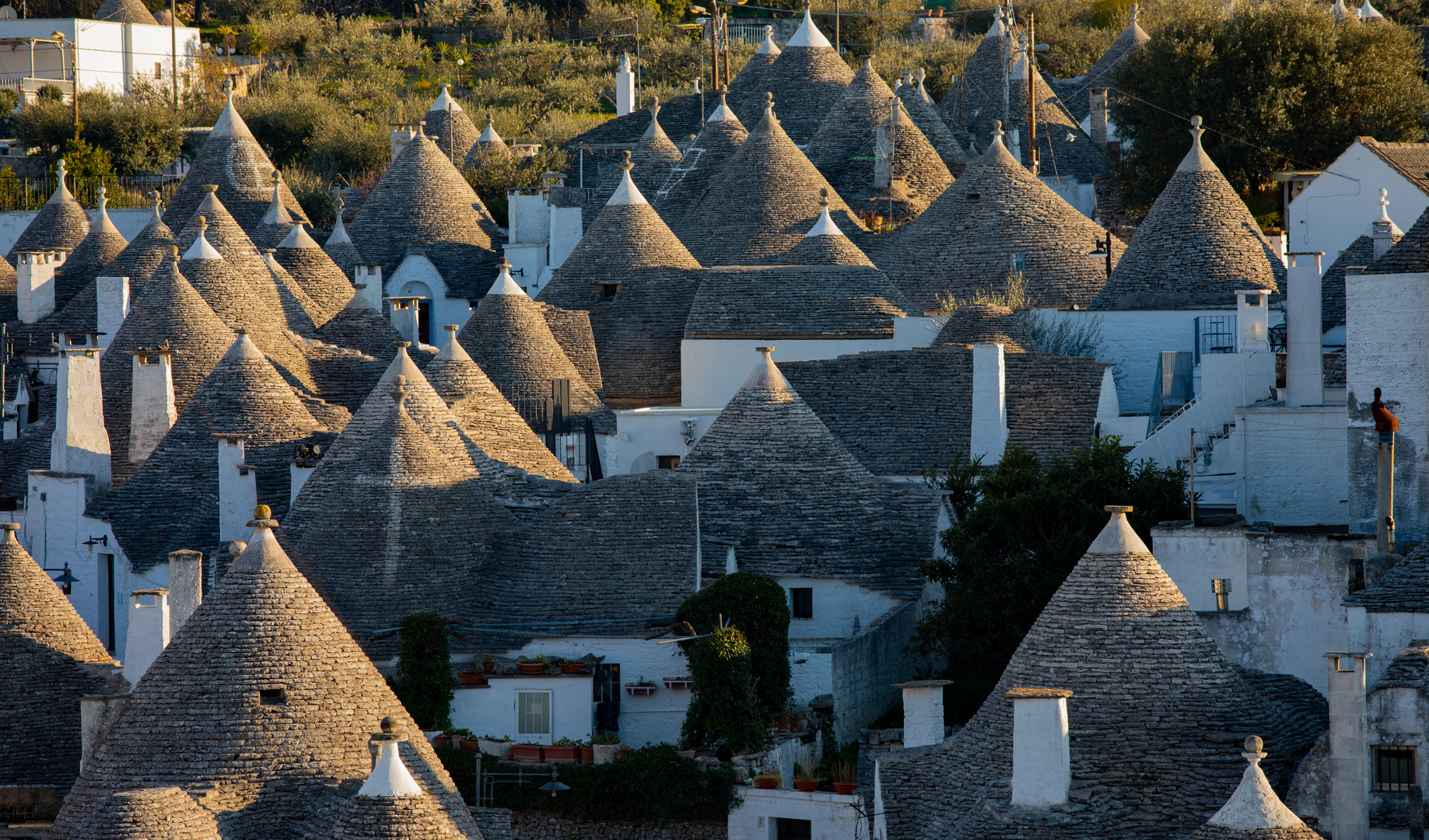 Die Trulli-Häuser von Alberobello