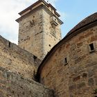 Die trutzigen Mauern von Rothenburg ob der Tauber ....