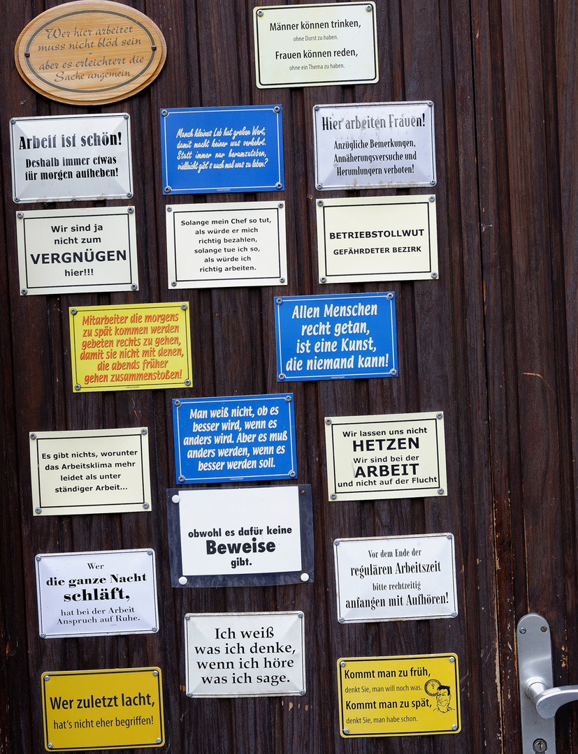 Die Tur Des es Foto Bild Quatsch Fun Und Ratselecke Witzige Schilder Lustiges Bilder Auf Fotocommunity