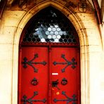 die Tür zur Klosterkirche Denkendorf