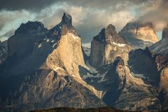 Die Türme bei Sonnenaufgang 