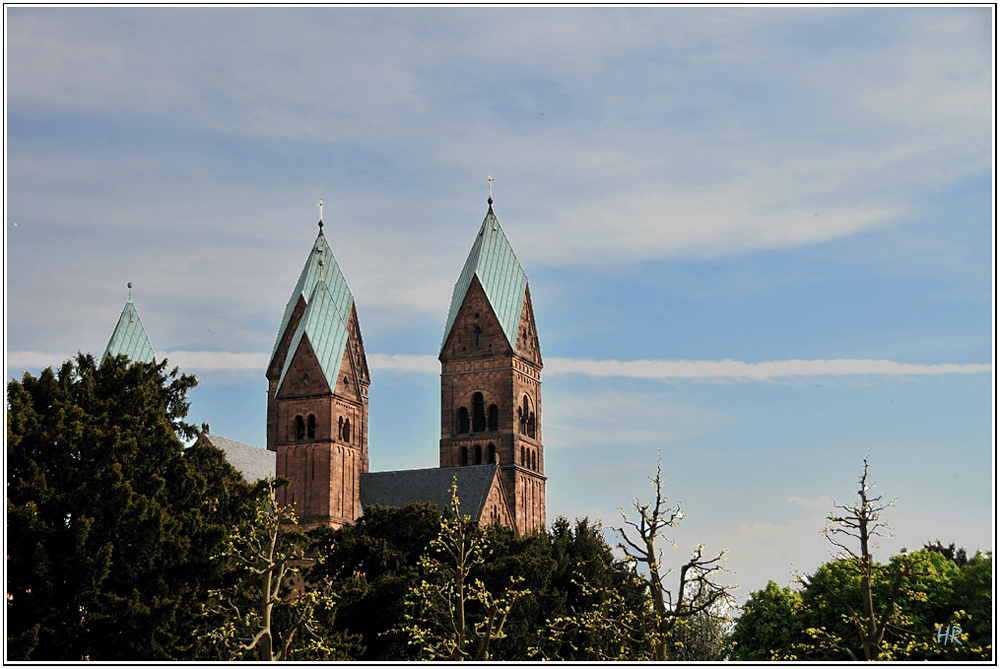 Die Türme der Erlöserkirche in einer anderen Perspektive