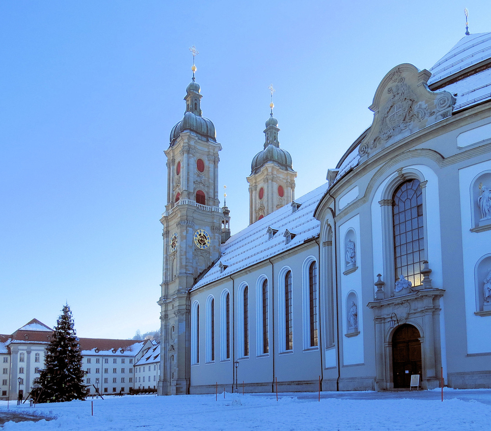Die Türme der Klosterkirche St. Gallen