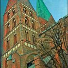 Die Türme der Marienkirche zu Lübeck