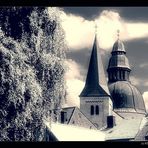 die Türme der Pfarrkirche Sankt Martinus in Haren (Ems)