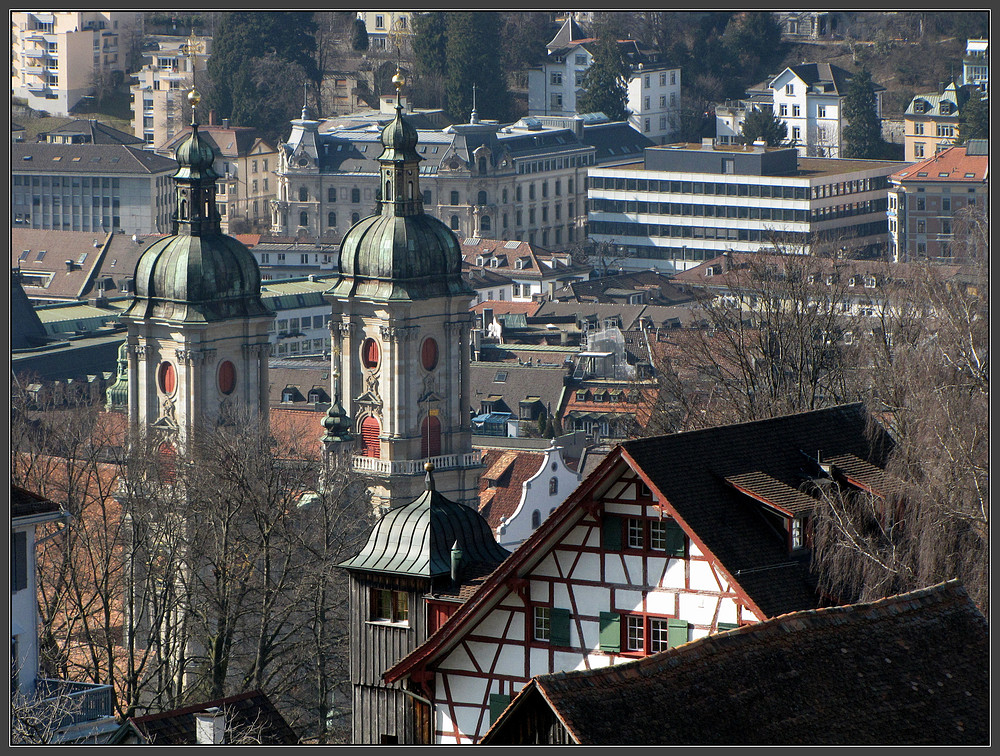 Die Türme der Stiftskirche St. Gallen