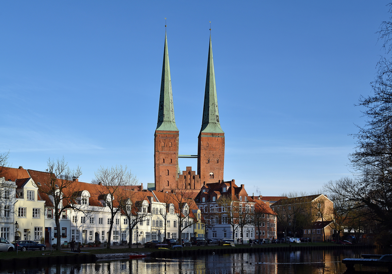 Die Türme vom Dom zu Lübeck