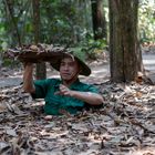 Die Tunnel von Cu Chi in Vietnam