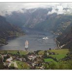 Die typische Geirangerfjord Aussicht