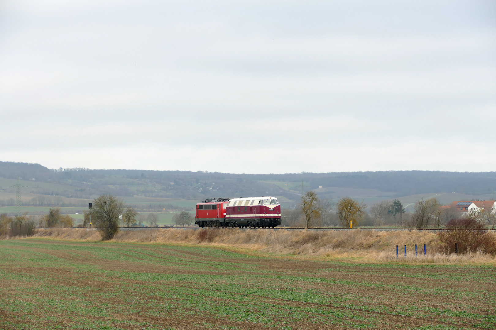 Die Überführung der 111 185 