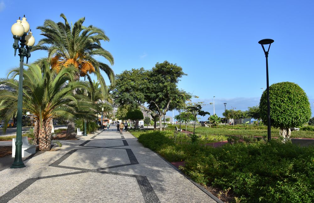 Die Uferpromenade von Funchal auf Madeira