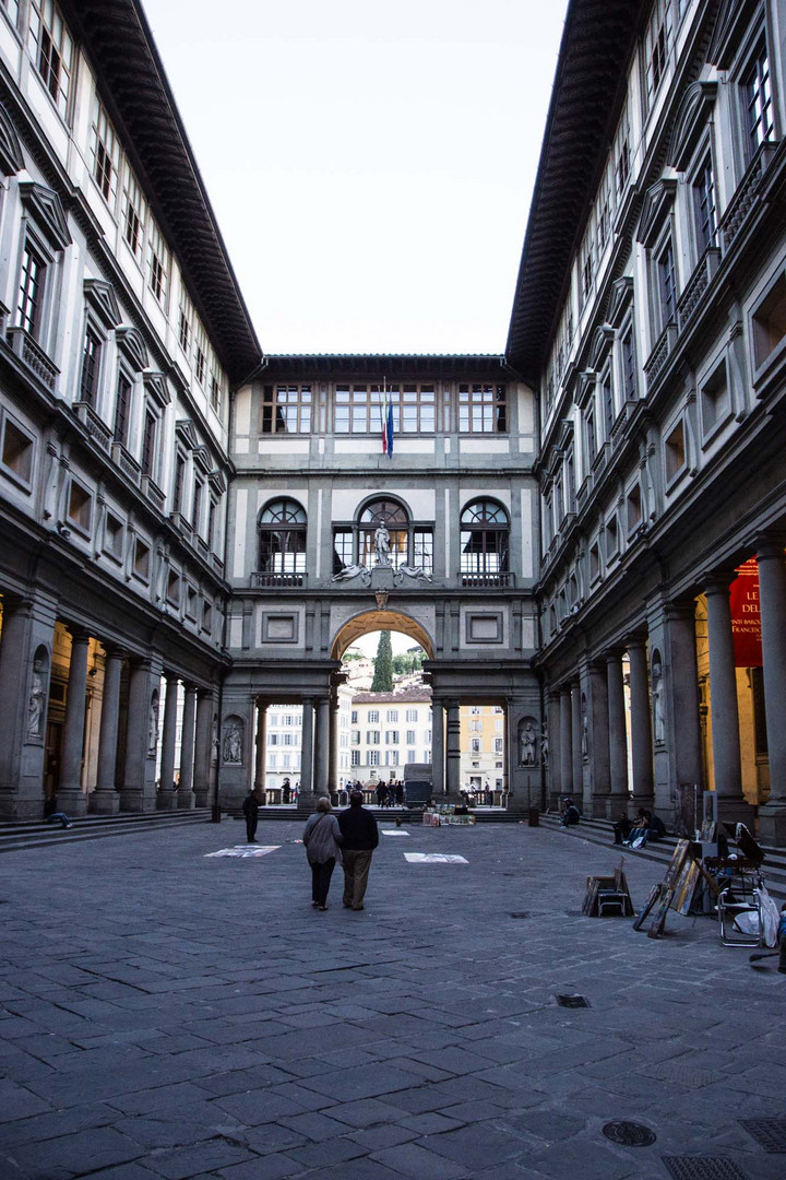 Die Uffizien in Florenz