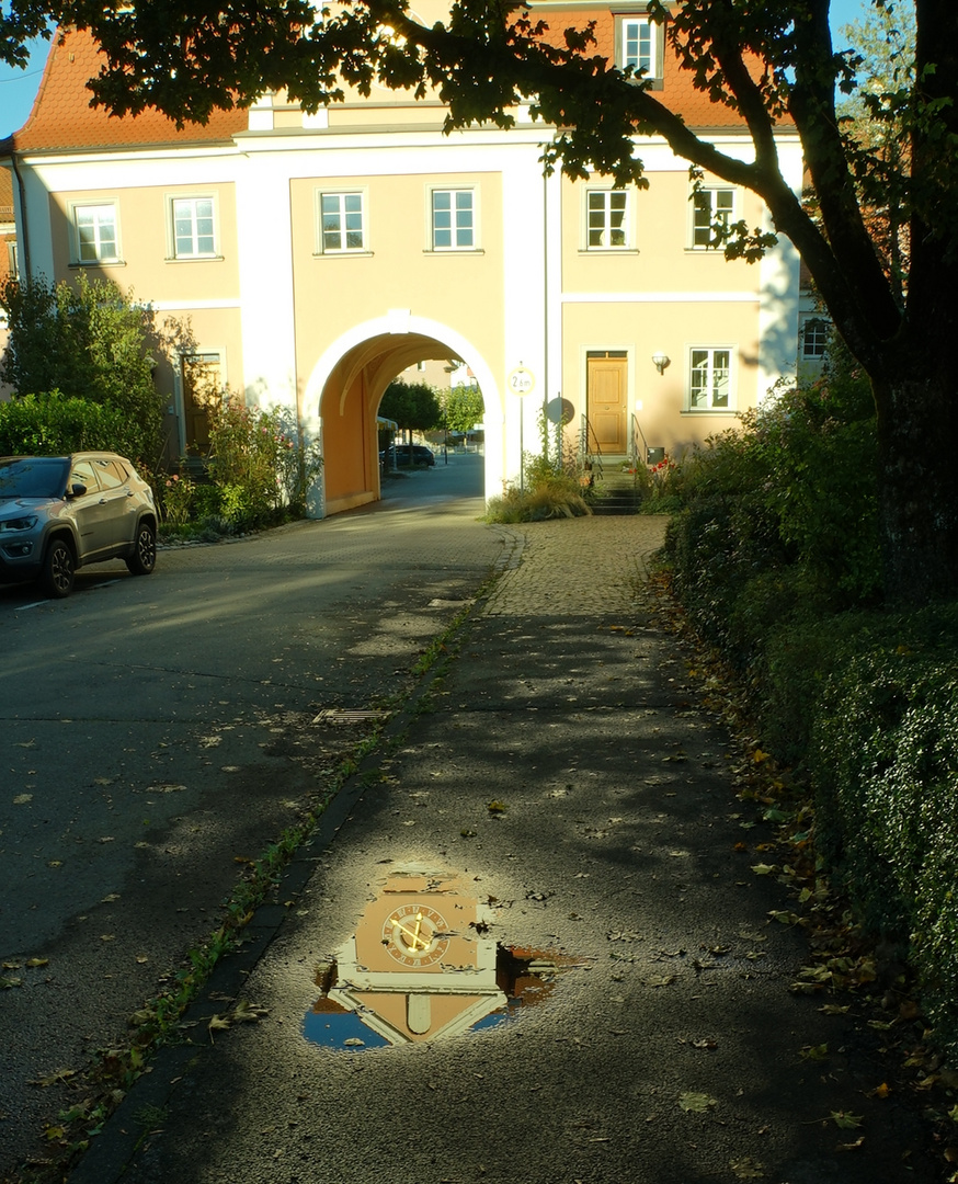 die Uhrzeit im Blick