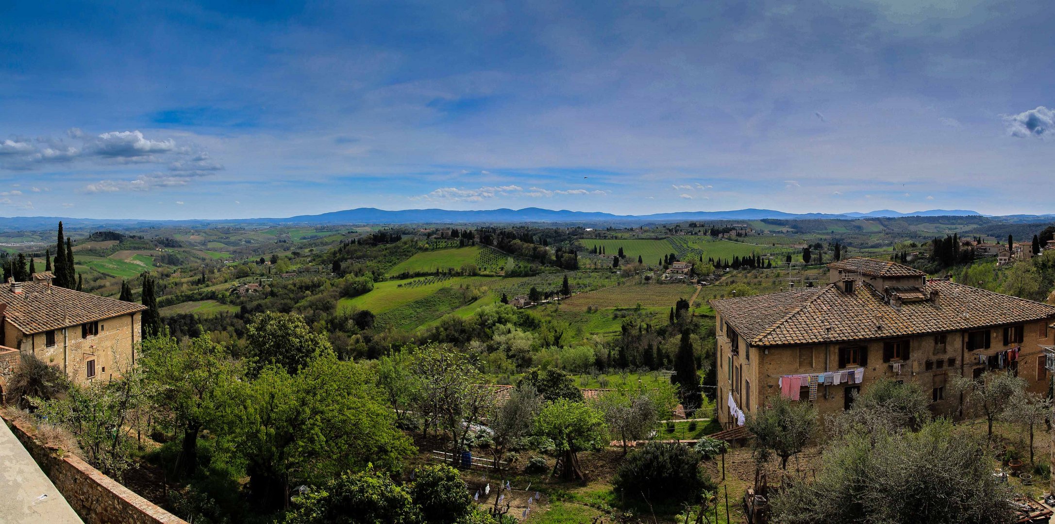 Die Umgebung von San Gimignano