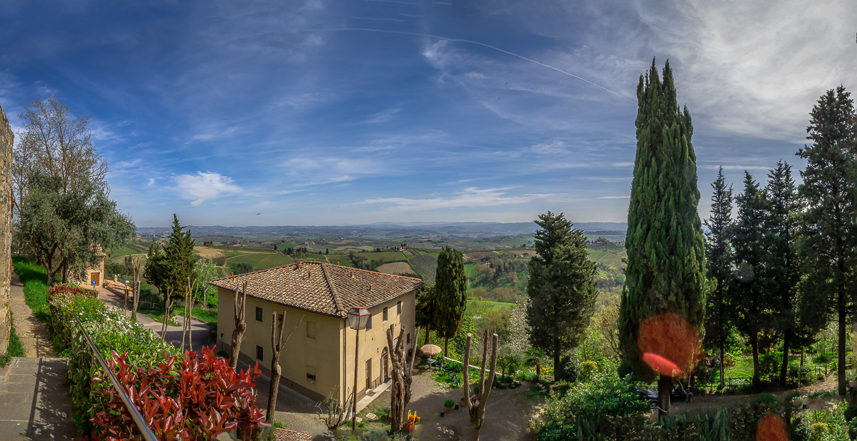 Die Umgebung von San Gimignano