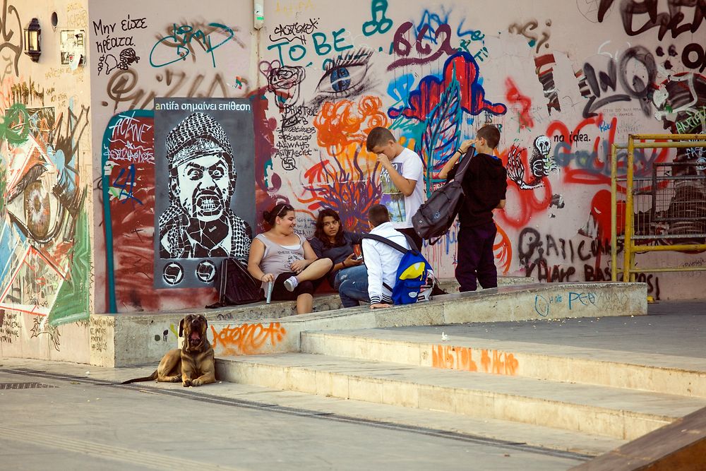 Die unerwünschten Ableger der Mauerblümchen nennt man Graffiti. Bild von peter © peter schumacher