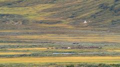 Die unglaublich weite, wilde Landschaft in Norwegen. 
