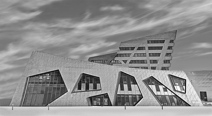 Die Uni Leuphana bei Lüneburg....