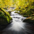 Die unteren Ilsefälle im Harz