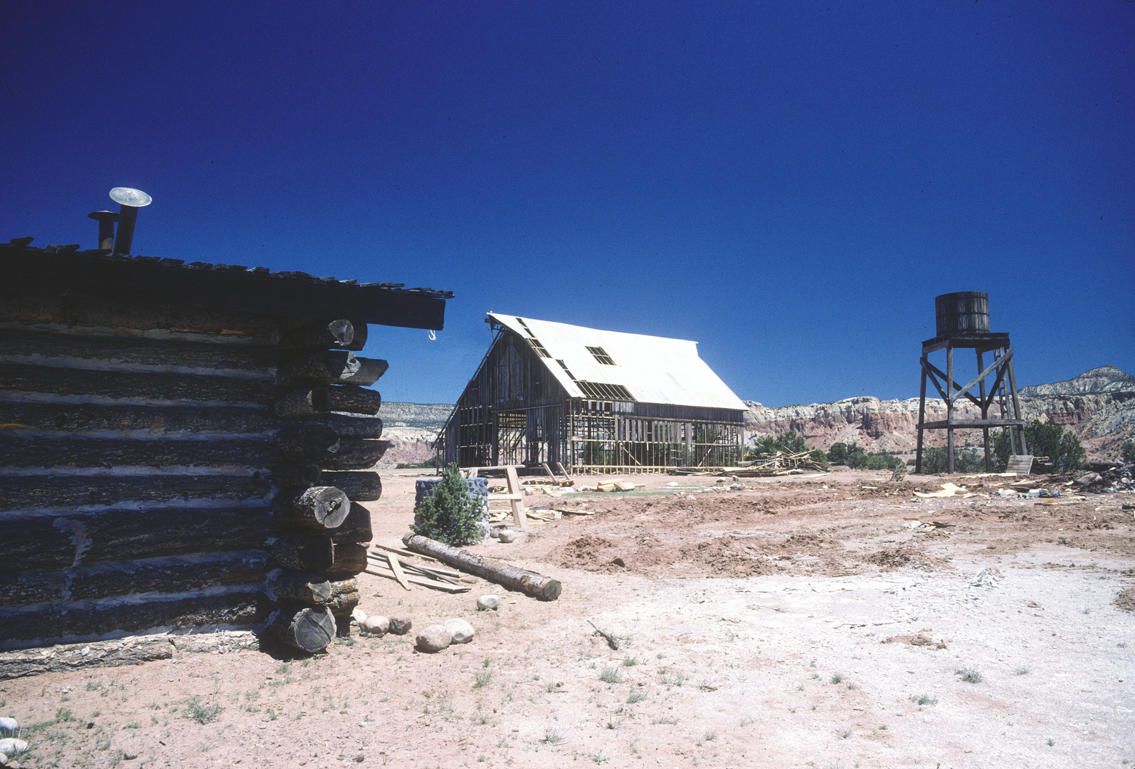 Die unvollendete Farm von Madrid, NM